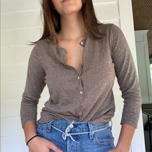 Ann Taylor vintage beige cardigan